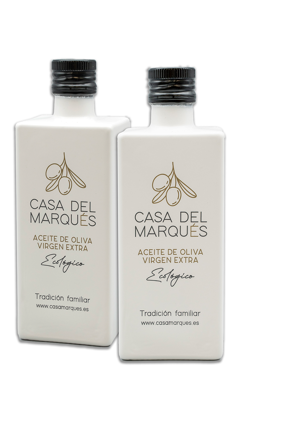 Pack de 2 botellas de aceite oliva virgen extra ecológico 100 cl.
